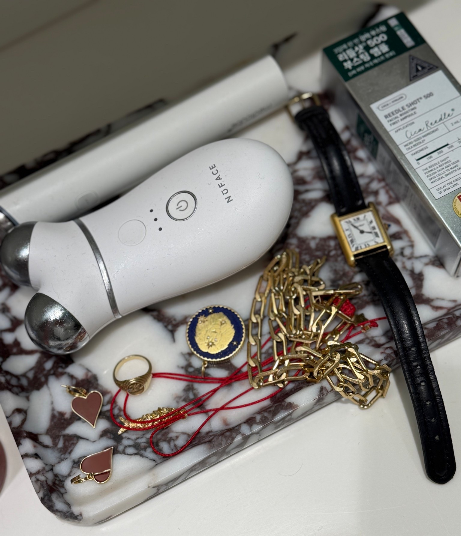 I love to look at this beautiful marble tray 