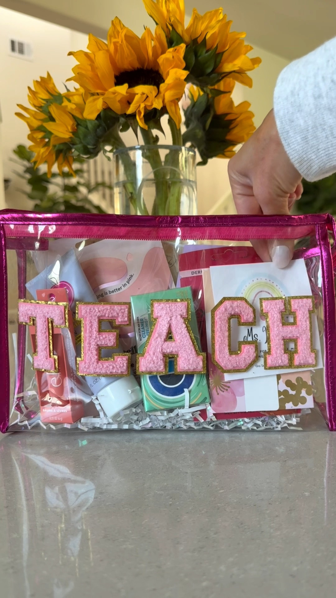 Let’s make some teacher appreciation gifts 💕 If you’re still looking for something to gift your teacher this week, all of this is Amazon and Target and ships quickly! I put some of our teacher’s favorite things in each. I used these bags last year too! I love that they can hold everything and that they can be used afterwards. 

Teacher appreciation gifts, Amazon, Target, teacher gift, end of the school year gift, gifts for the teachers, teach pouch

#LTKmomlife #LTKSeasonal #LTKKids
