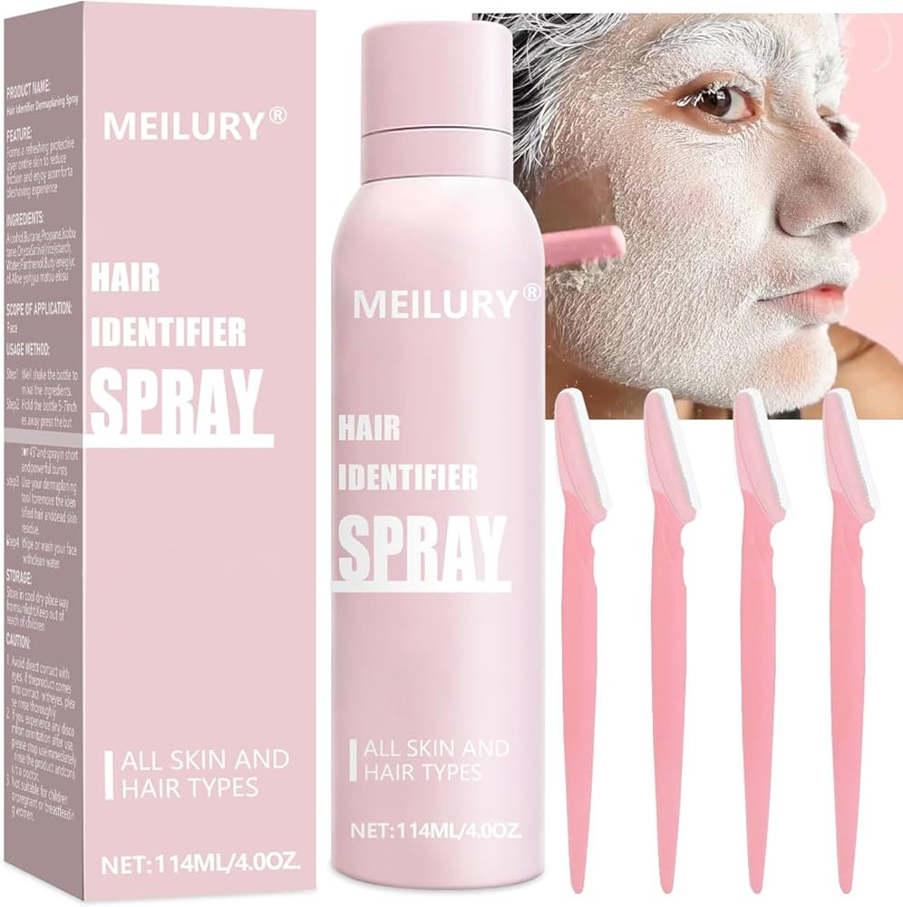 Hair Identifier Spray for Face Shaving,Moisturizing and Skin Care Dermaplaner Spray, Glow Reveal ... | Amazon (US)