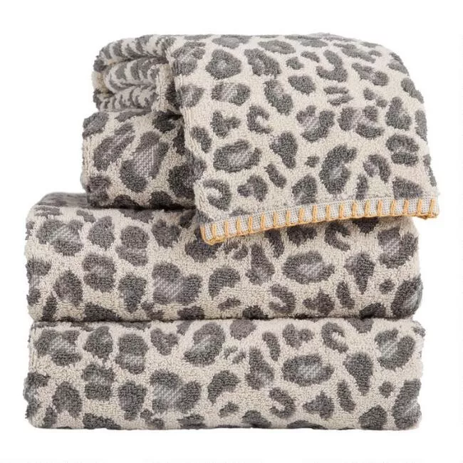 Leopard best sale print towels