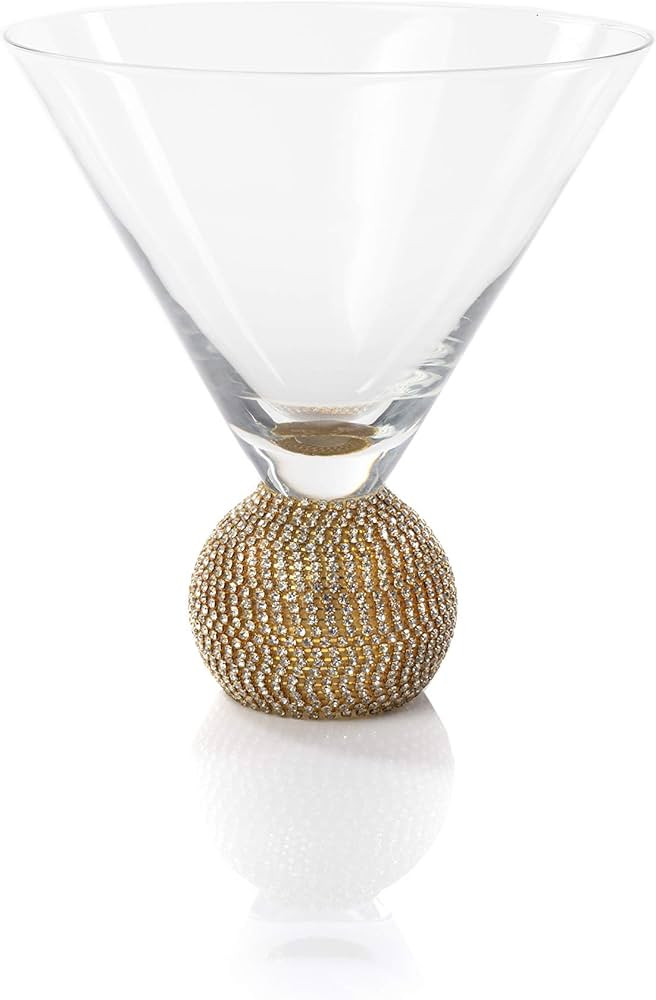 IMPULSE! Gold Biarritz 8oz Martini Glass, Set of 4- Ideal for Classic Martinis, Vodka Martinis, D... | Amazon (US)