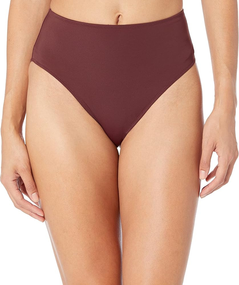 Amazon Essentials Women's High Waist High Leg Bikini Bottom | Amazon (US)