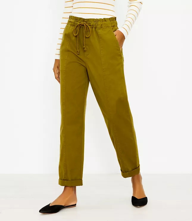 Twill Jogger Pants | LOFT