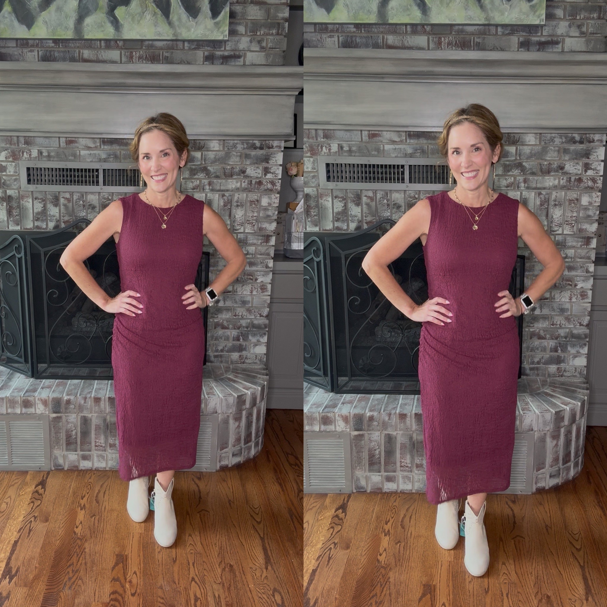 Midi lace dress so cute as a stand alone or paired with a light sweater or denim jacket too. 

Wearing a small  

Crazy Busy Mama 
@Maurices 