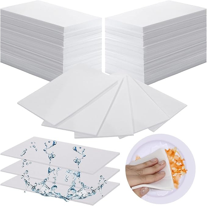 100 Pack Eraser Sheets Disposable Thin Cleaning Sponges Sheets Melamine Sponge Pads Home Eraser W... | Amazon (US)
