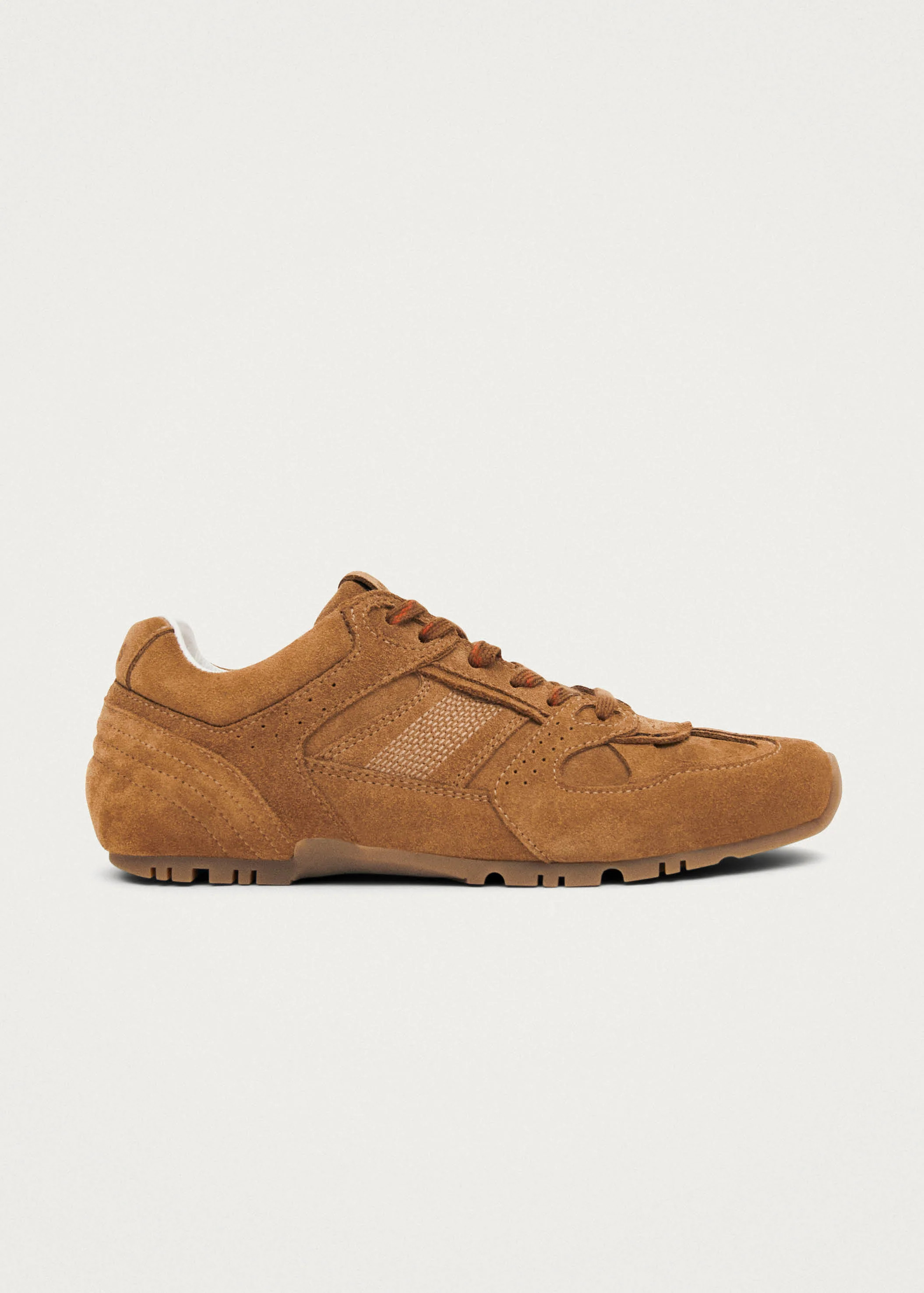 Tb.56 Suede Tan Leather Sneakers | Alohas UK