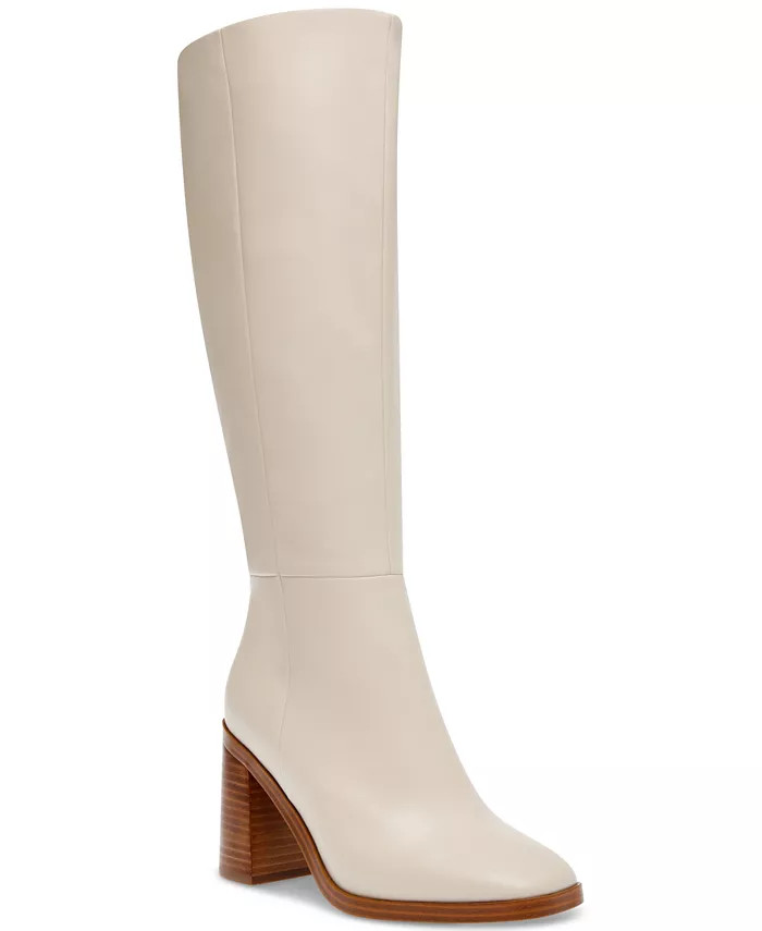 Women's Flapper Knee-High Block-Heel Dress Boots | Macy's