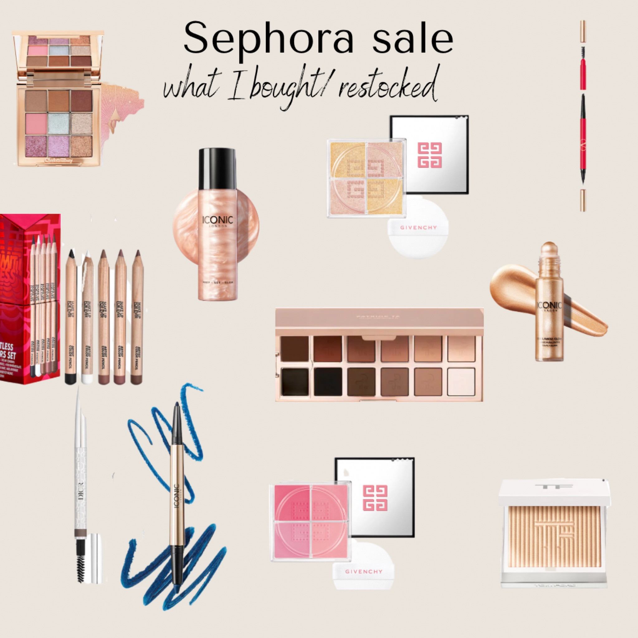 What I purchased at #sephorasale use code timetosave for 10-20% off based on your tier #new #makeuphaul 

#LTKbeauty #LTKsalealert #LTKfindsunder50