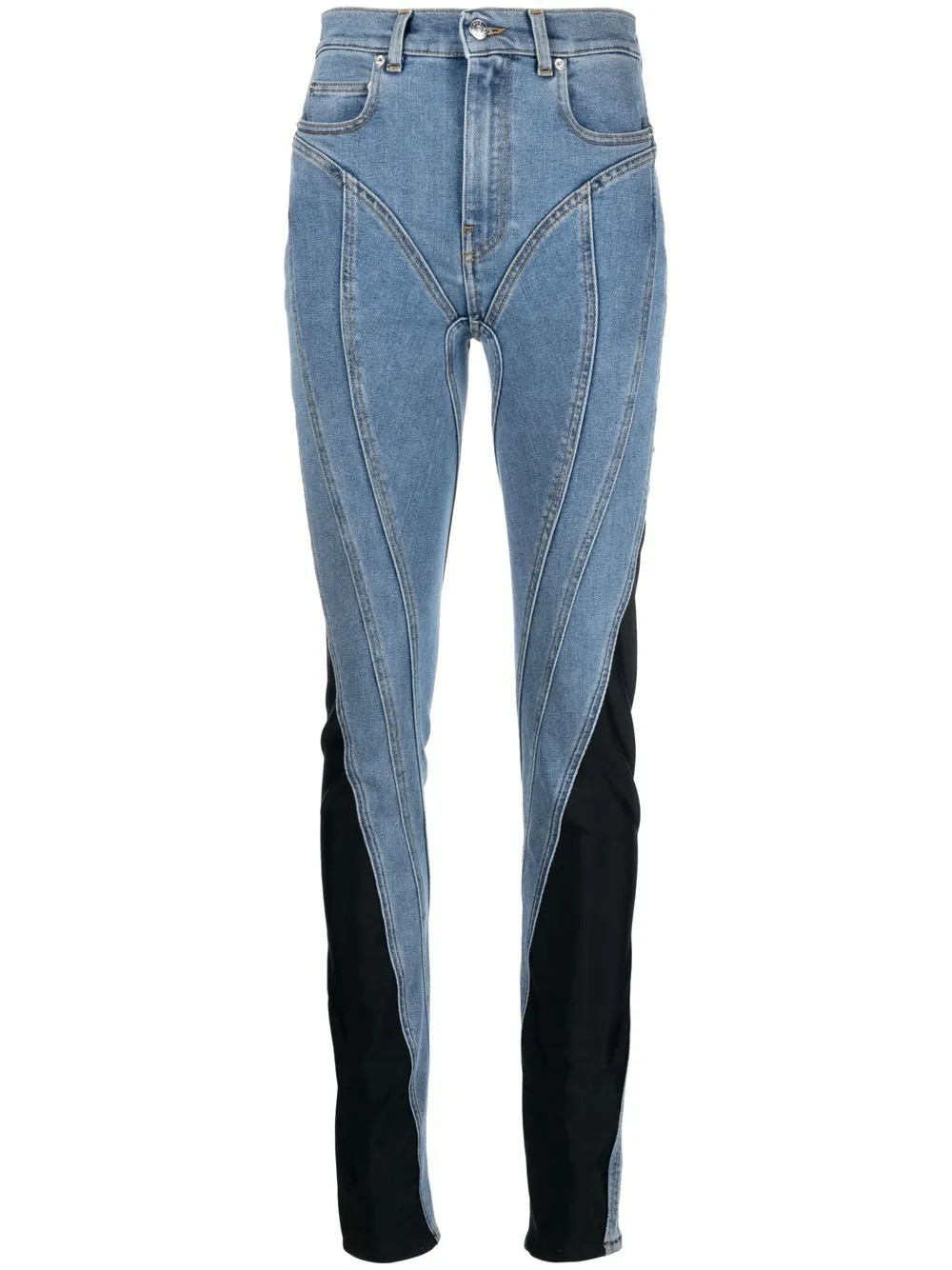 twist-panelled high-waist jeans | Farfetch Global