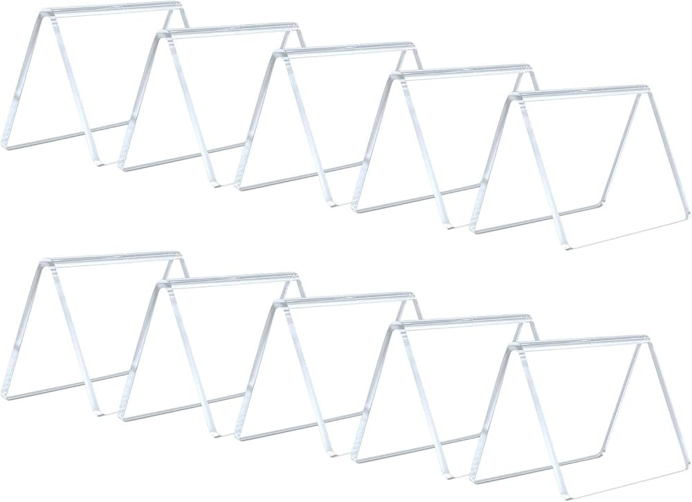 AITEE Mini Tabletop Chalkboard Signs - 10 Pack Acrylic Mini Chalkboard Signs for Food, Weddings, ... | Amazon (US)