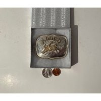 Vintage Metal Silver & Brass Belt Buckle, Bull Riding, Rodeo, Country Western, Western Wear, Fun, Nice Design, Heavy Duty, Quality | Etsy (US)