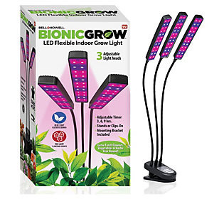 Bell + Howell Bionic Grow LED Flexible Indoor G row Light | QVC