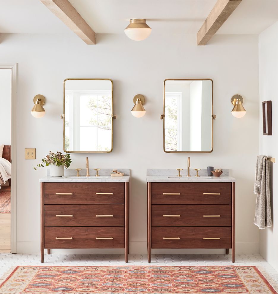 Blair Rounded Rectangle Pivot Mirror | Rejuvenation