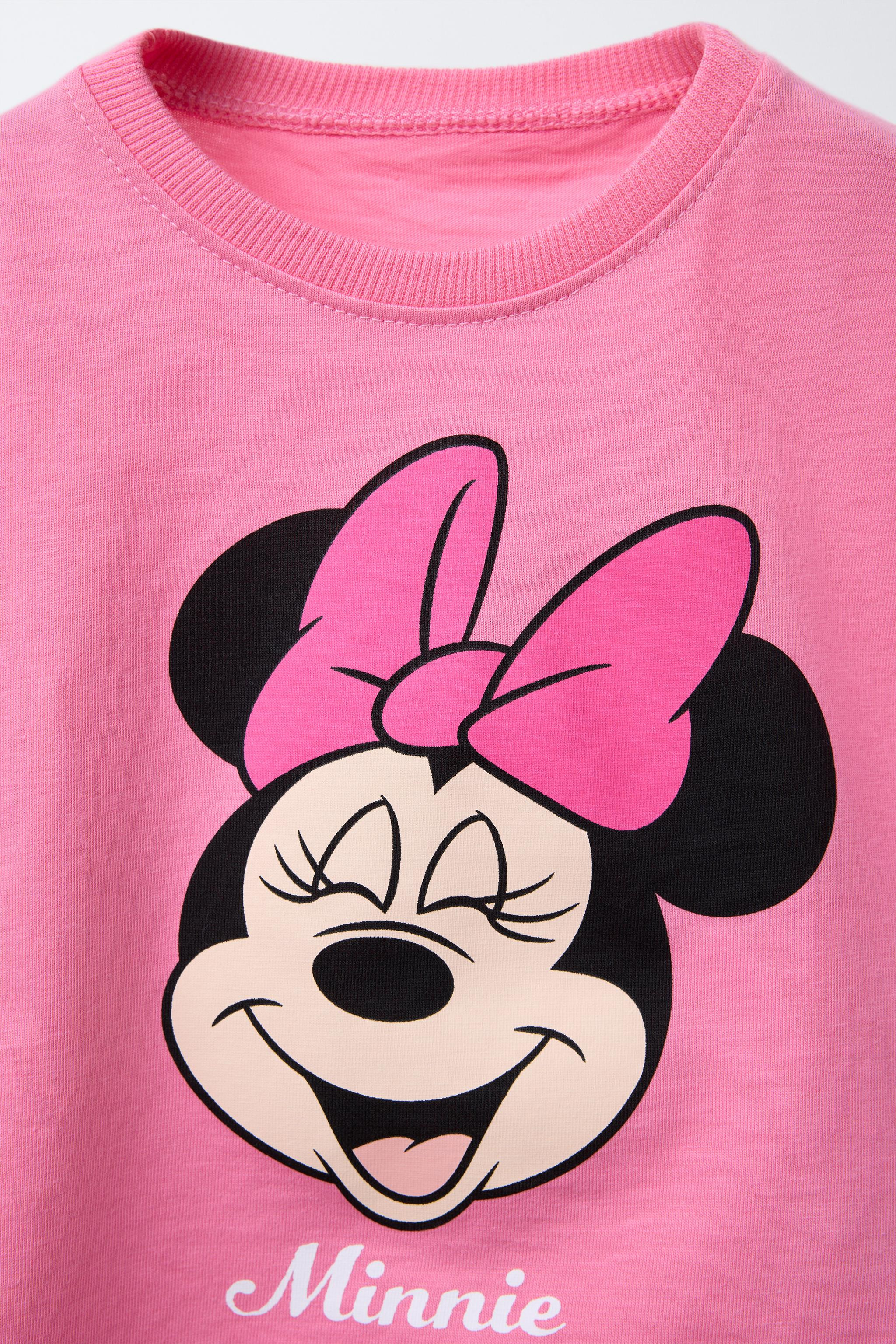 MINNIE MOUSE © DISNEY T-SHIRT AND BIKER LEGGINGS SET | Zara US