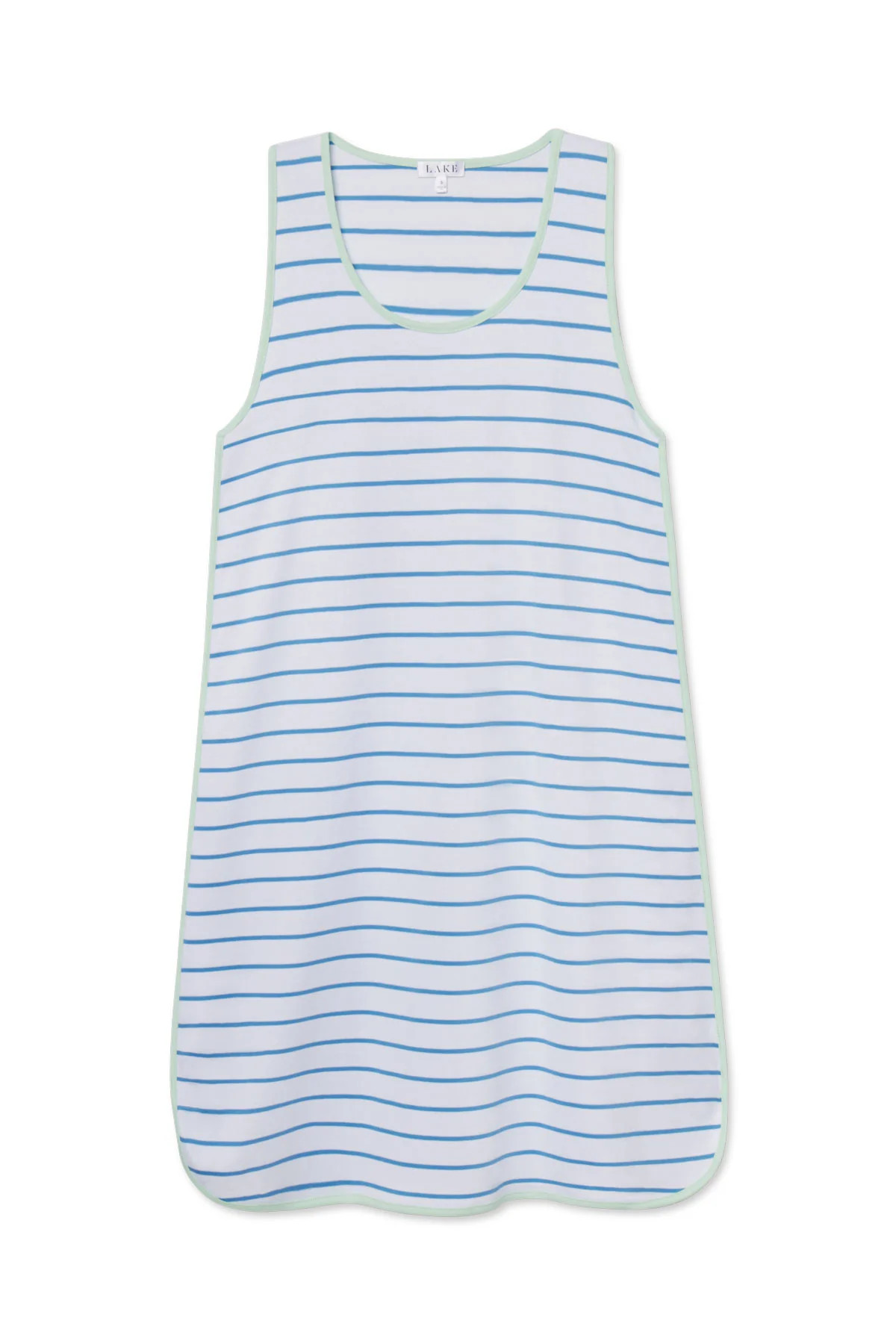 Pima Tank Gown in Regatta Club Stripe | Lake Pajamas