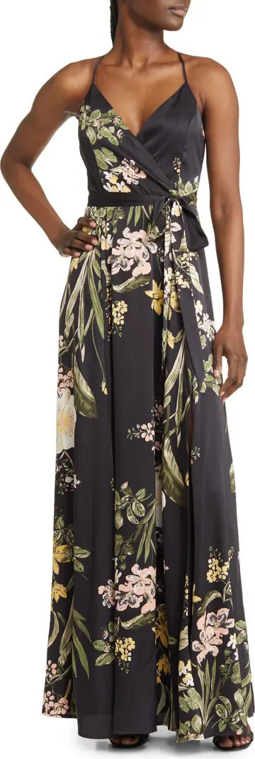 Still the One Floral Faux Wrap Gown, Nordstrom Wedding Guest Dress, Nordstrom Sale, Summer Nordstrom | Nordstrom