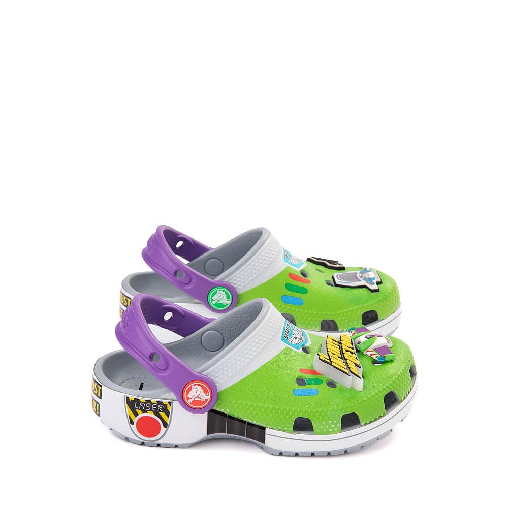 Toy Story Crocs Buzz Lightyear Classic Clog - Baby / Toddler - Blue Grey | Journeys