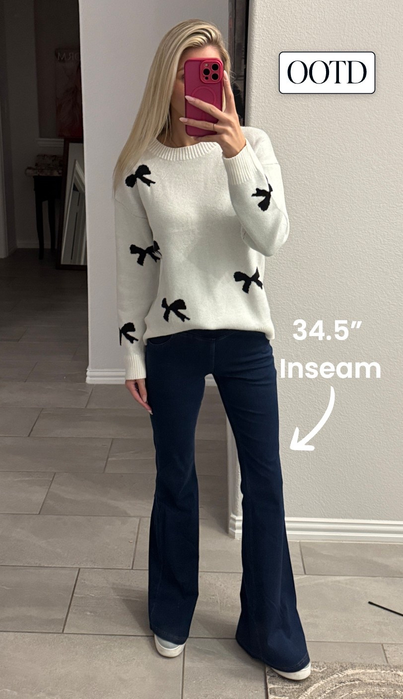 My favorite 34.5” inseam jeans! And I love the length of this heavy bow sweater too. Tall girl win outfit of the day!

#LTKCyberWeek #LTKTall #LTKootd