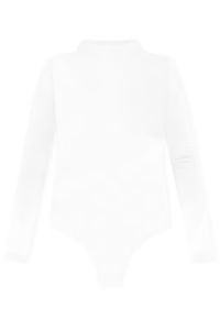 Hit Or Miss Ivory Mock Neck Bodysuit | Pink Lily