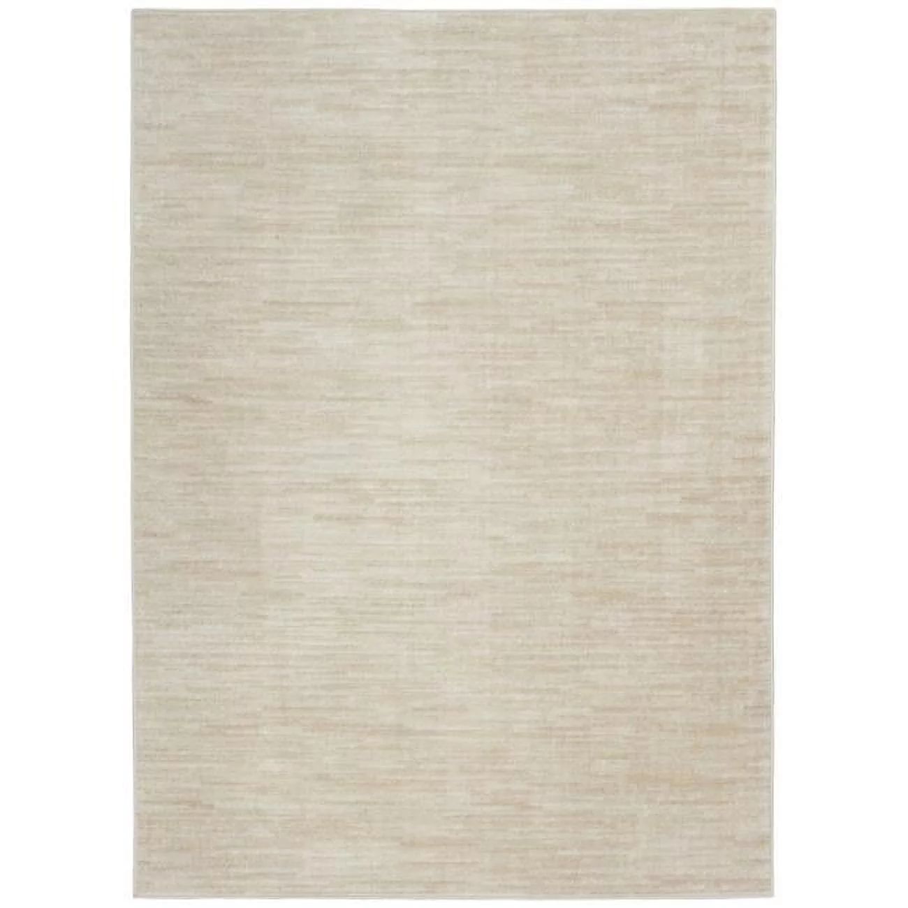 HomeRoots 479504 4 x 6 ft. Ivory & Beige Non Skid Indoor & Outdoor Rectangle Area Rug | Walmart (US)