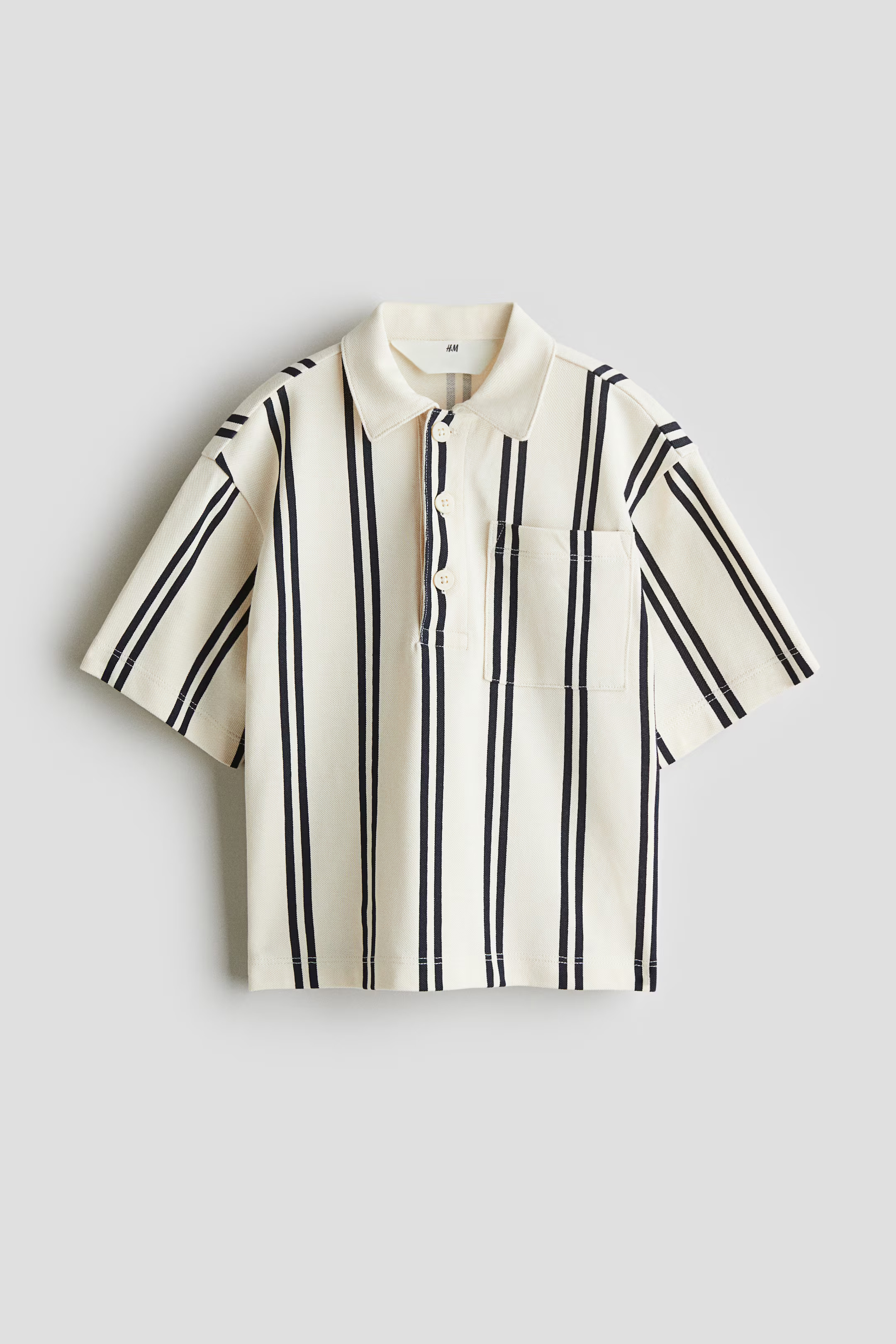 Cotton Piqué Polo Shirt | H&M (US + CA)