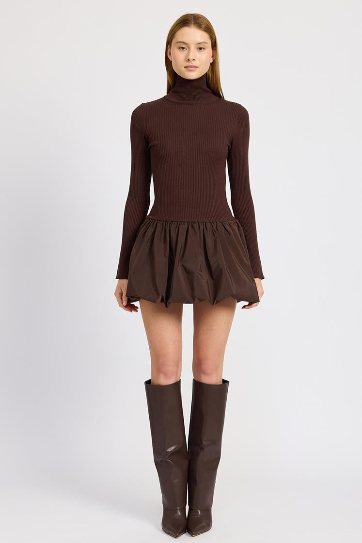 Giovanna Mixed Media Mini Dress | South Moon Under