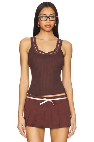 Free People Only You Tank in French Roast from Revolve.com | Revolve Clothing (Global)