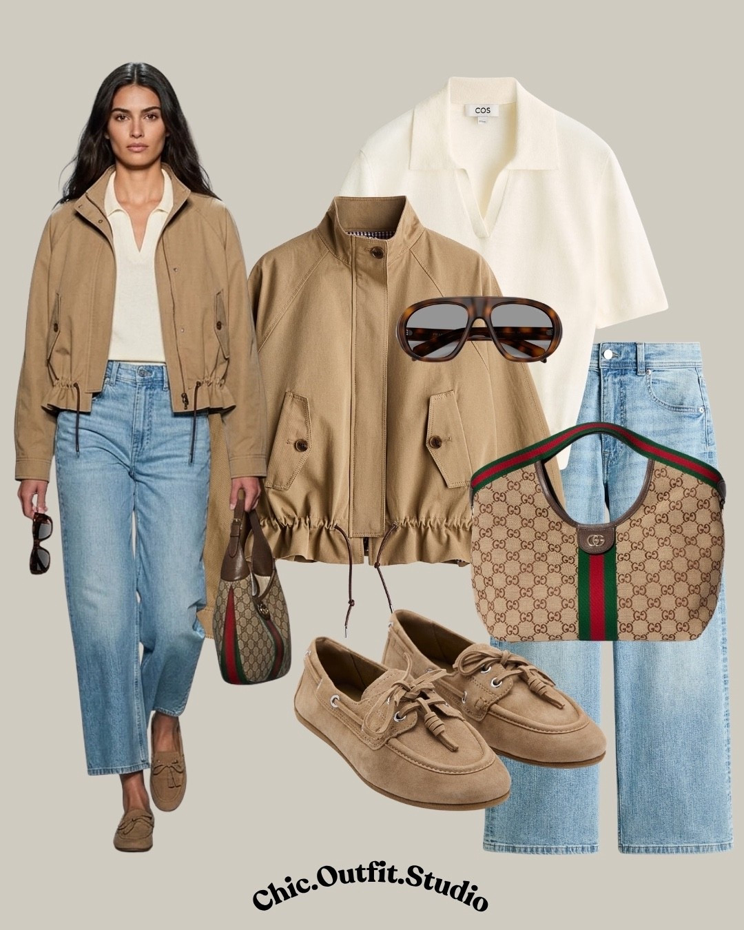 Cropped jacket + blue denim
✨A cropped neutral jacket styled with a soft knit and classic blue jeans creates a relaxed yet polished spring outfit with effortless appeal. Paired with loafers and warm-toned accessories, this look works perfectly for casual office days, weekend errands, coffee dates, or travel days. Comfortable layering that feels modern, chic, and easy to wear.
✨Tags: cropped jacket outfit women, blue jeans outfit women, casual chic spring outfit, neutral outfit ideas women, European casual style, everyday elevated outfit, spring layering outfit, transitional weather outfit


#LTKjeans #LTKspring #LTKshoes