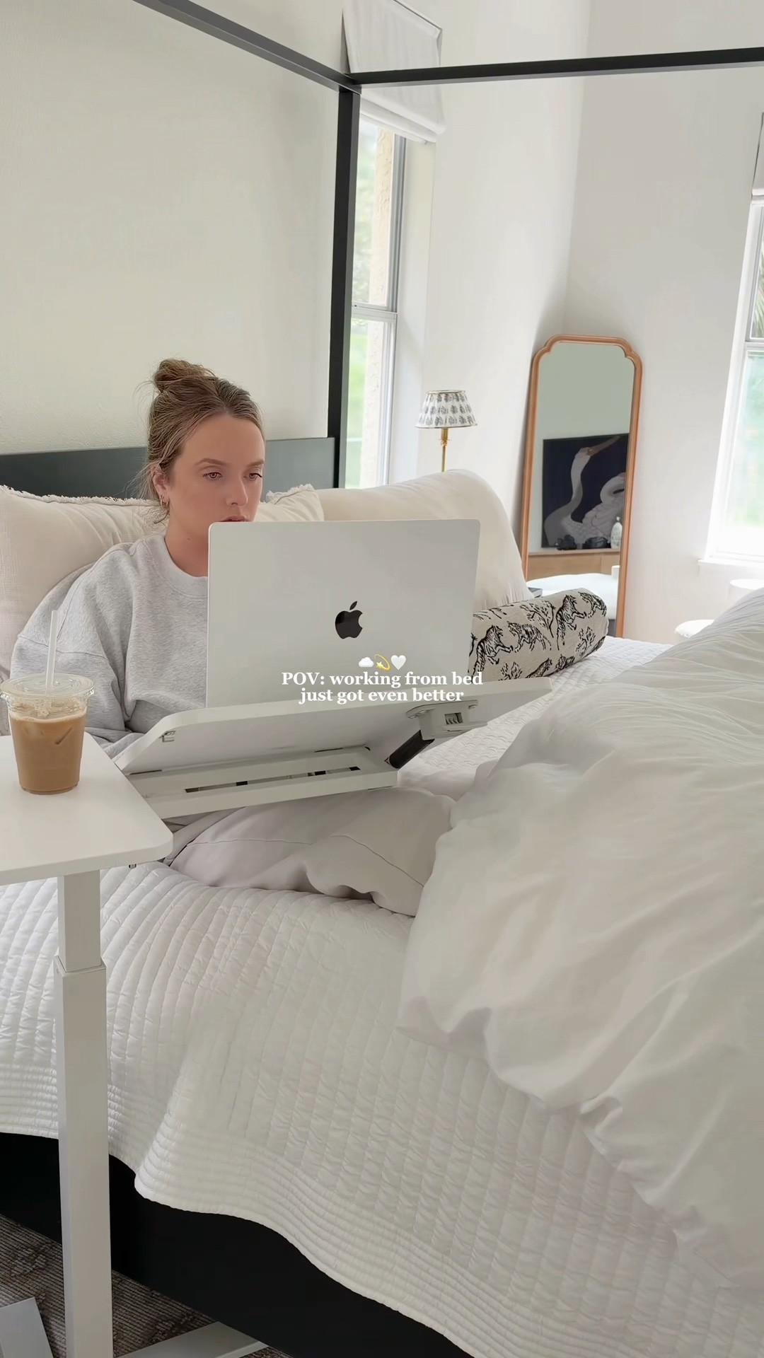 POV: working from bed just got even better☁️☁️☁️

#LTKdayinmylife #LTKHome #LTKmorningroutine