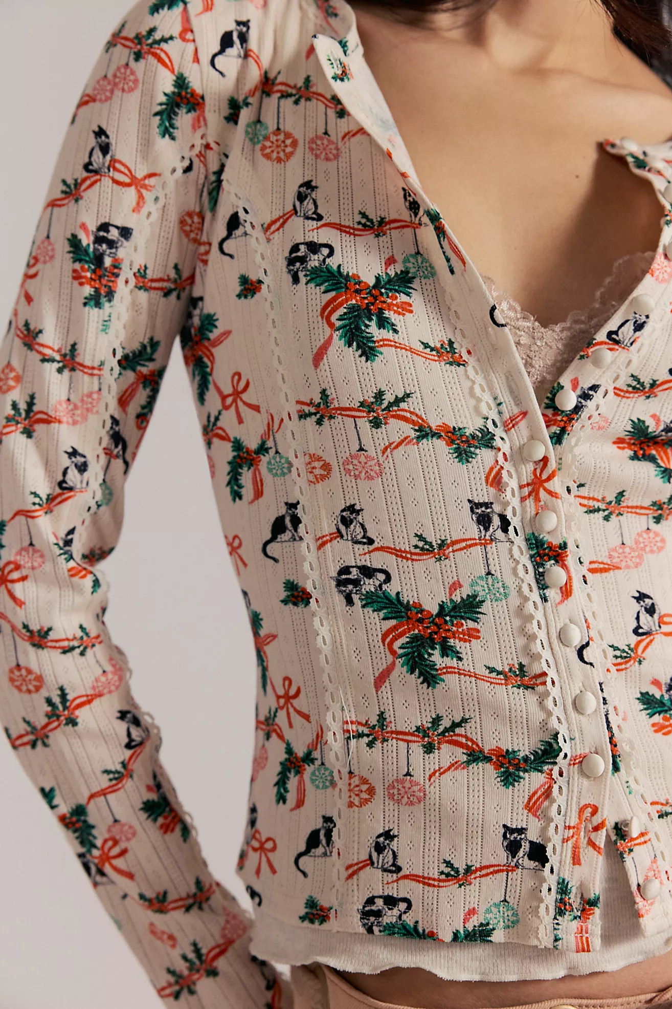 Pearl And Lace Cardi | Free People (Global - UK&FR Excluded)