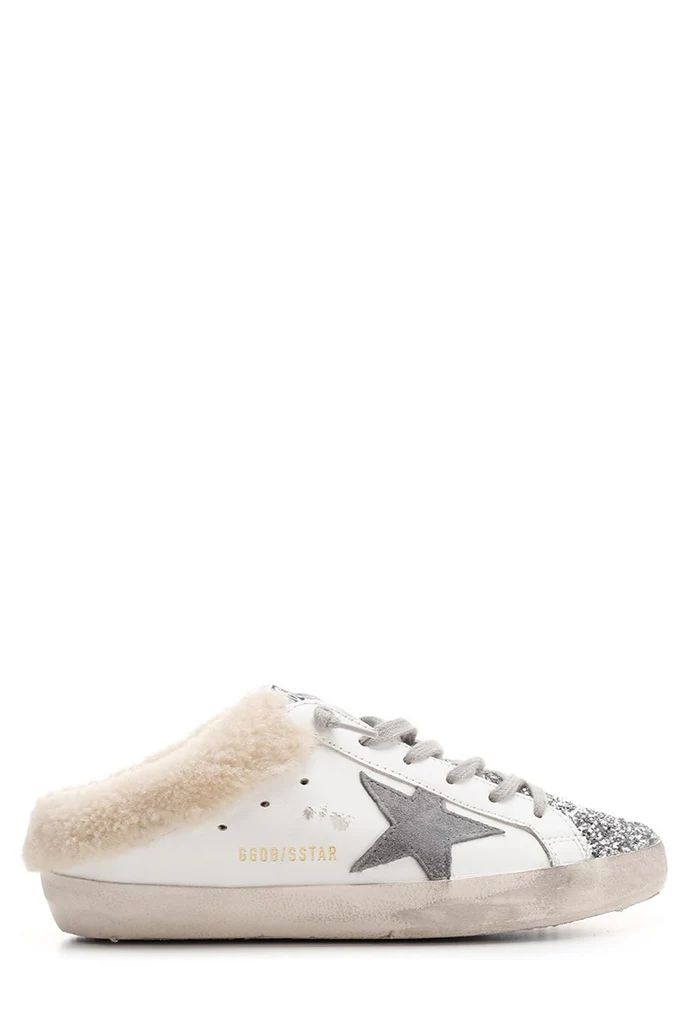 Golden Goose Deluxe Brand Star Patch Lace-Up Sneakers | Cettire Global