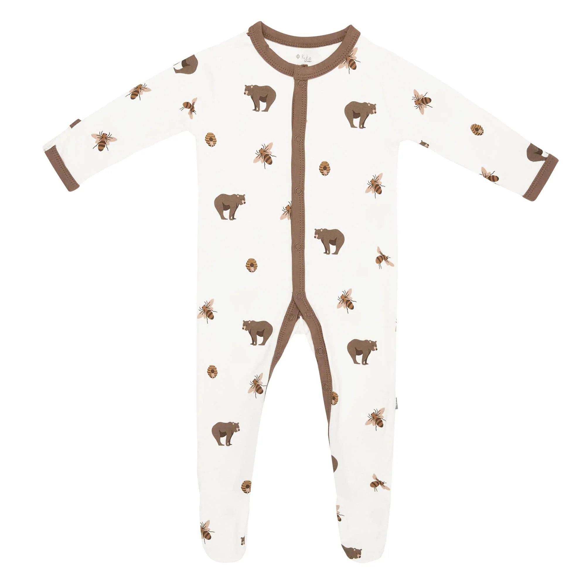 Footie in Honey Bear - Baby Outfit | Kyte BABY