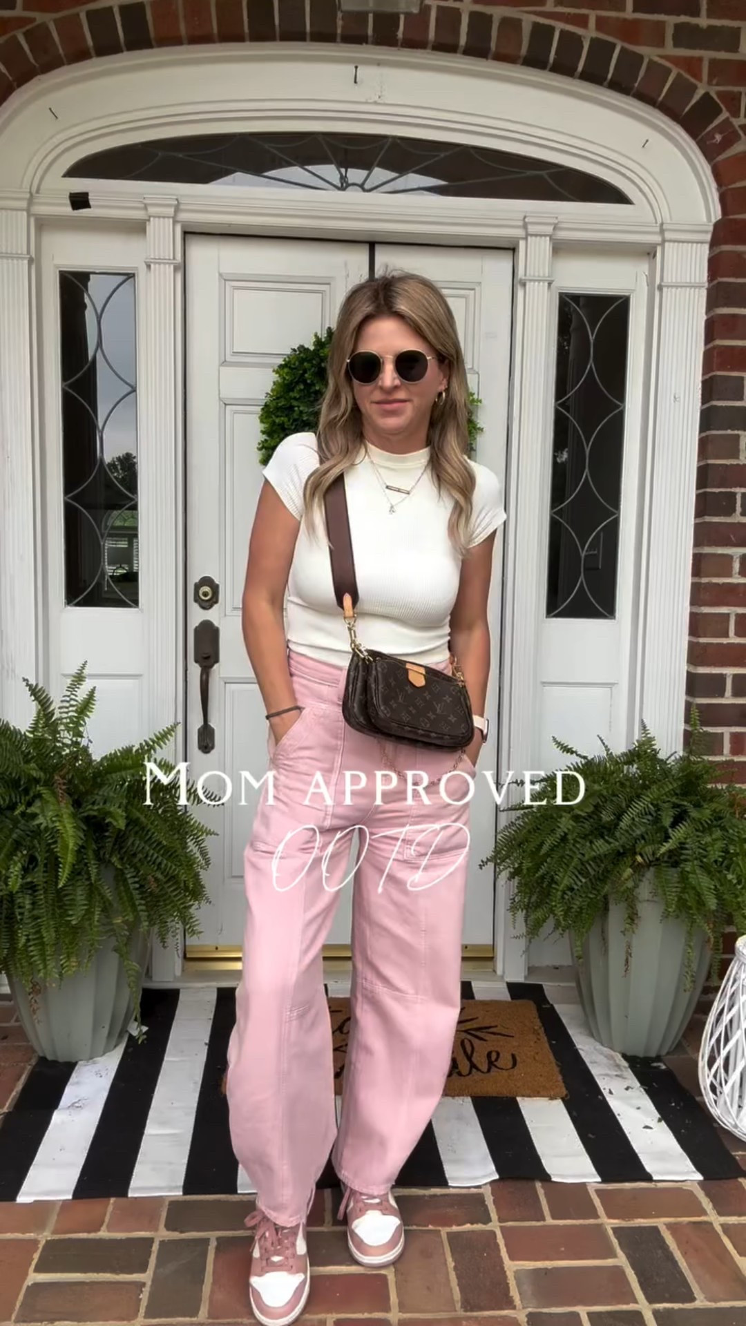 These pants are a definite add to cart! The softest, most comfortable pants I’ve worn in a while and they come in so many colors! #targetfinds #ootd #momoutfit