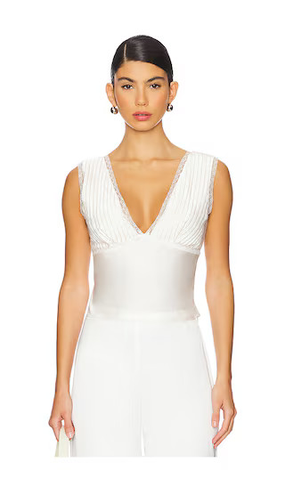 Arlo Top in Pearl | Revolve Clothing (Global)
