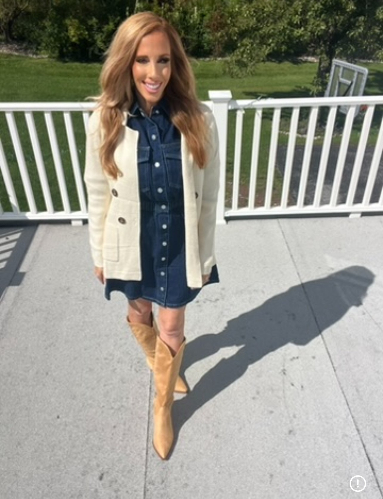 Beautiful denim
dress and cardigan jacket 💕

#LTKdayinmylife #LTKootd #LTKmomlife