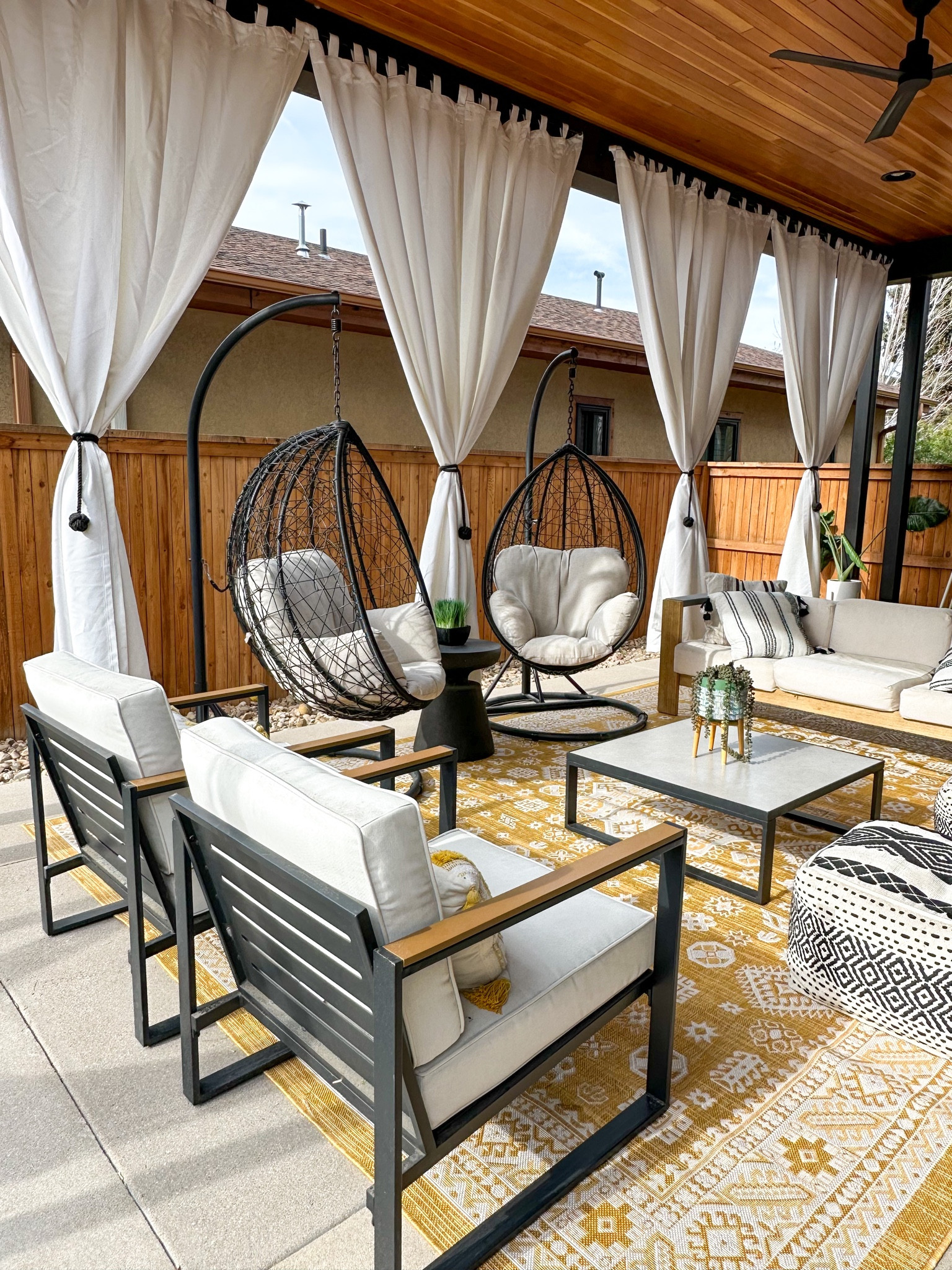 Getting the backyard ready for summer!!