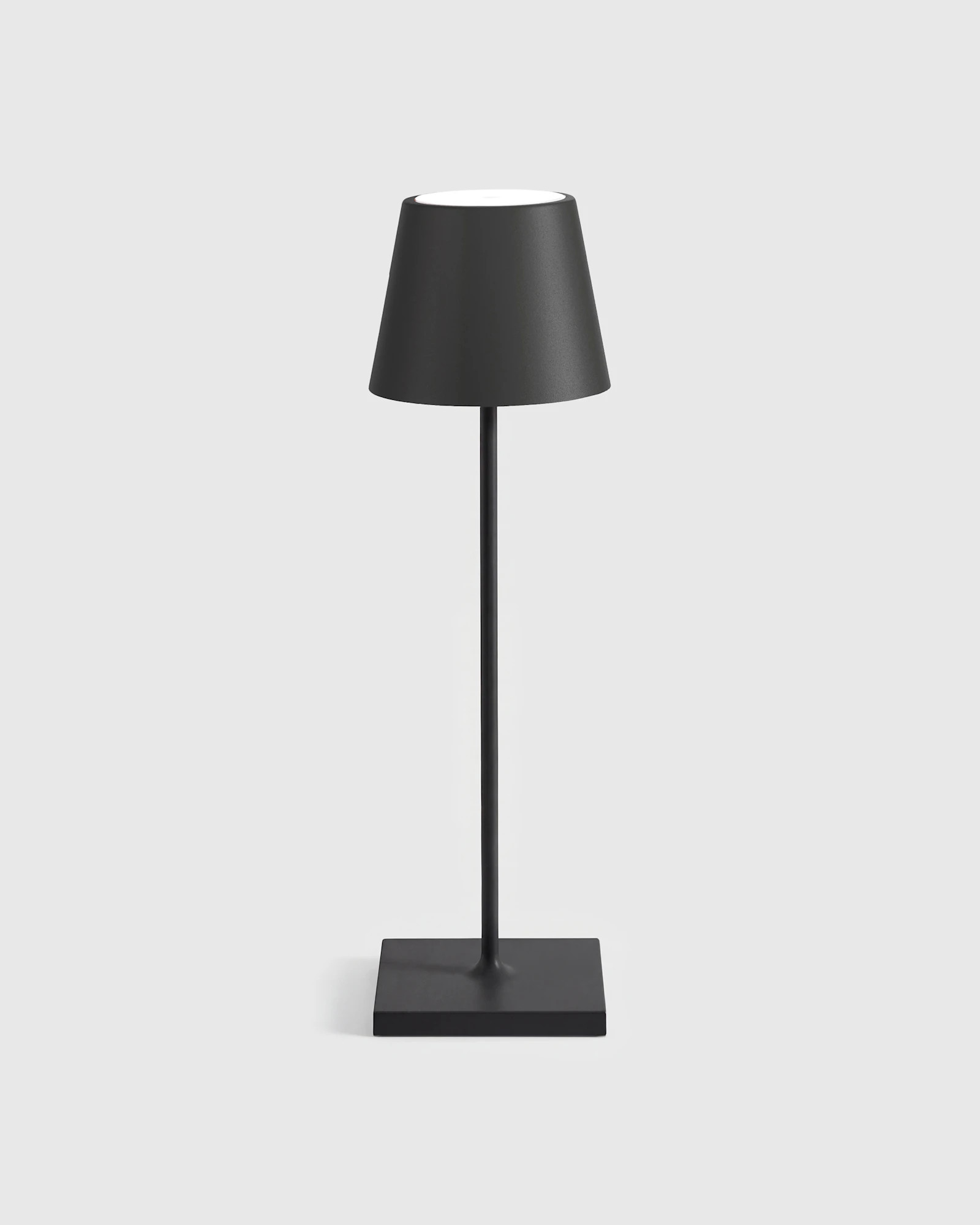 Quince | Zafferano America | Poldina Pro Rechargeable Table Lamp in Black, Size Mini, Metal | Quince