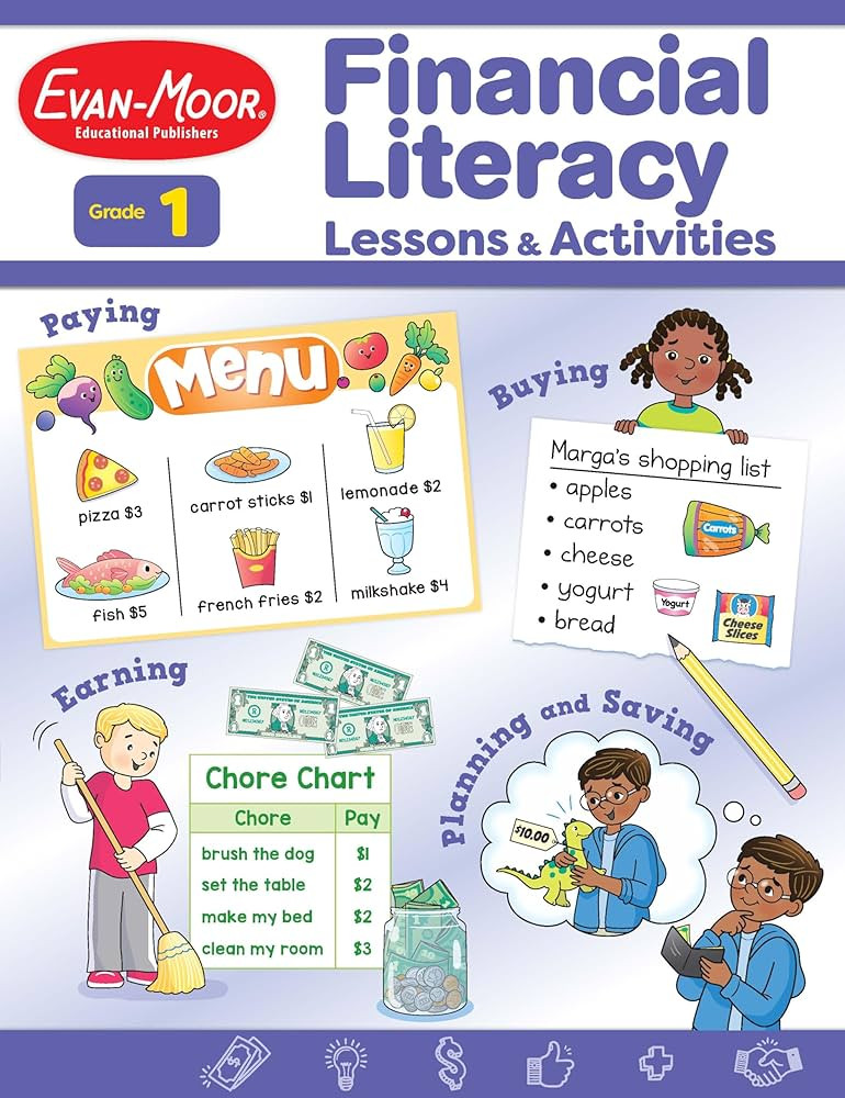 Financial Literacy Lessons and Activities for Grade 1 Teacher’s Resource Book, Reproducible Wor... | Amazon (US)