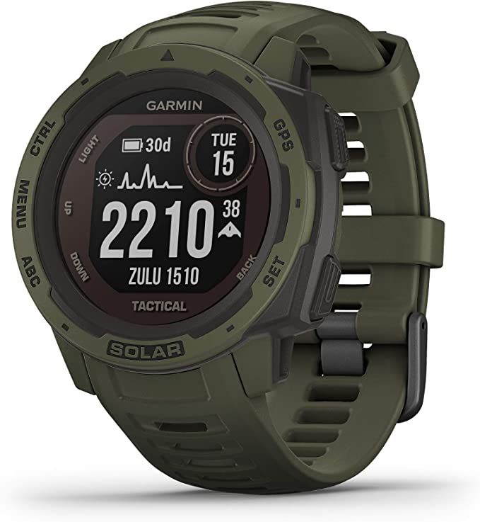Garmin Instinct Solar Tactical, Rugged Outdoor Smartwatch with Solar Charging Capabilities and Ta... | Amazon (US)