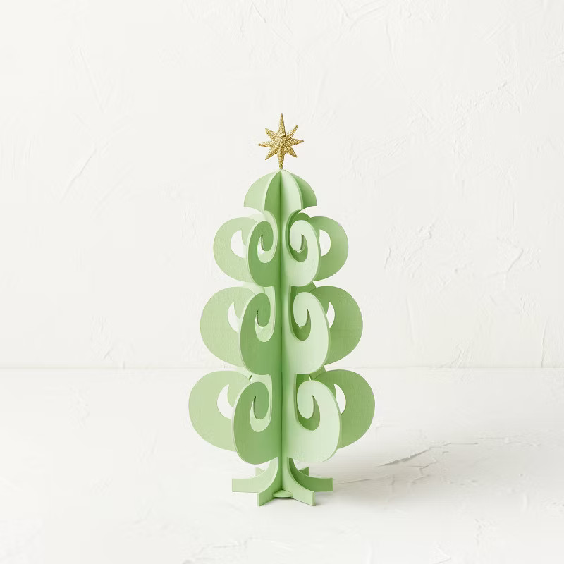 Small Wood Dewkist Swirl Mint Tree Green - Opalhouse™ designed with Jungalow™ | Target