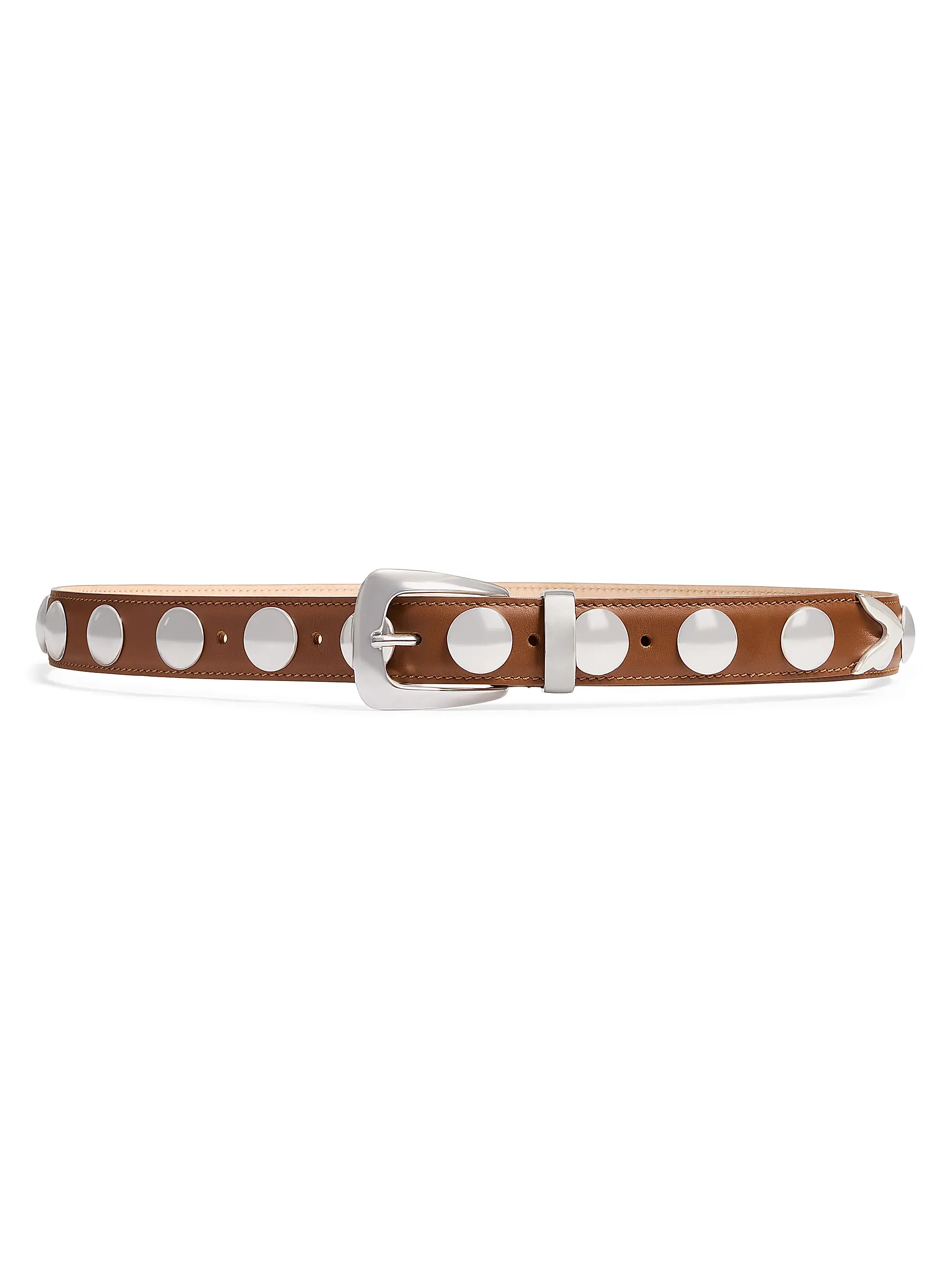 The Benny Studded Leather Belt | Saks Fifth Avenue