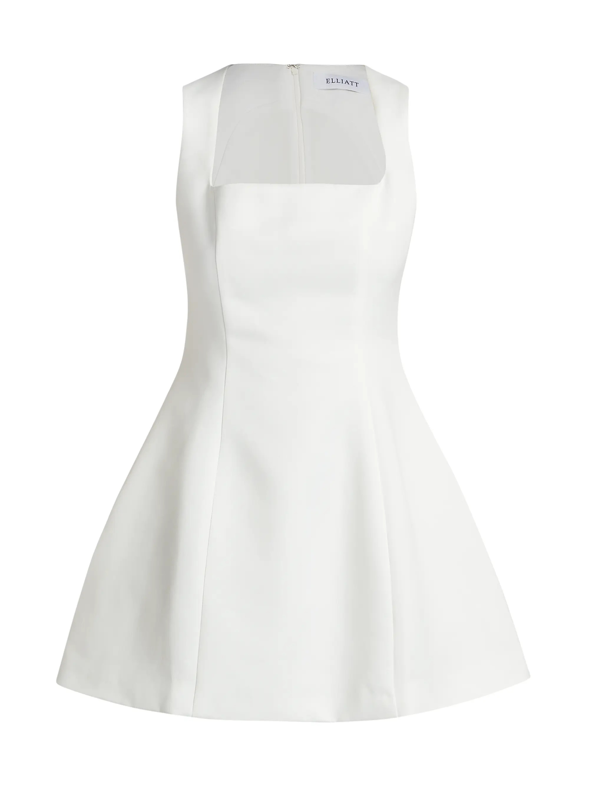Shop Elliatt Juliet Square-Neck Minidress | Saks Fifth Avenue | Saks Fifth Avenue