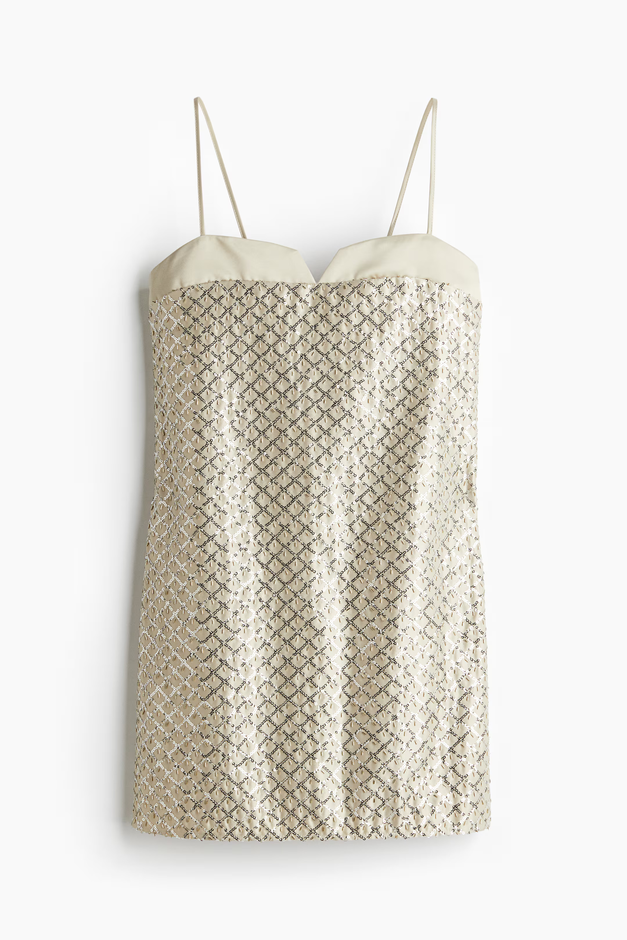 Embellished strappy dress | H&M (UK, MY, IN, SG, PH, TW, HK)