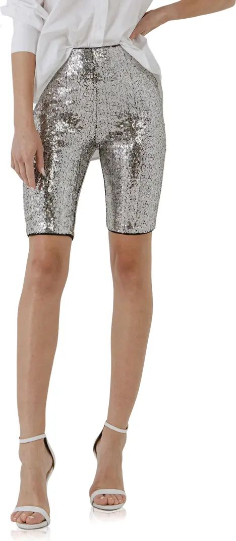 Grey Lab Sequin Biker Shorts | Nordstrom | Nordstrom