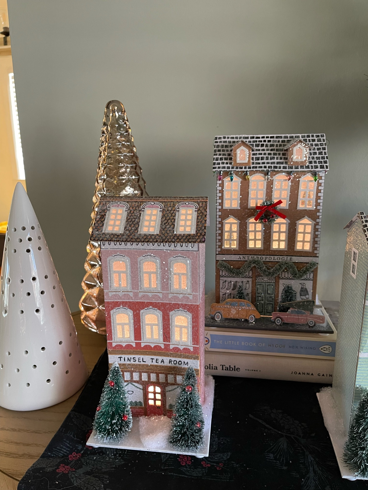 Christmas decor, mantle decor, Christmas trees, light up gingerbread houses, tea houses, holiday decor 

#LTKunder50 #LTKHoliday #LTKSeasonal