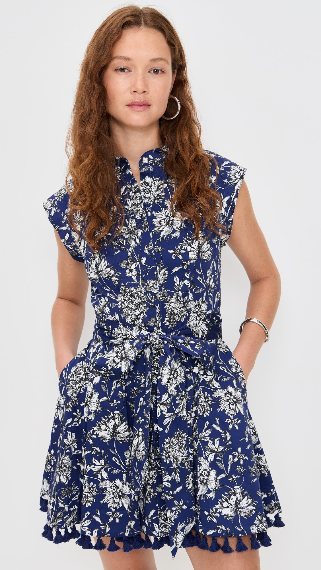 Lucy Cuffed Cap Sleeve Mini Shirt Dress | Shopbop