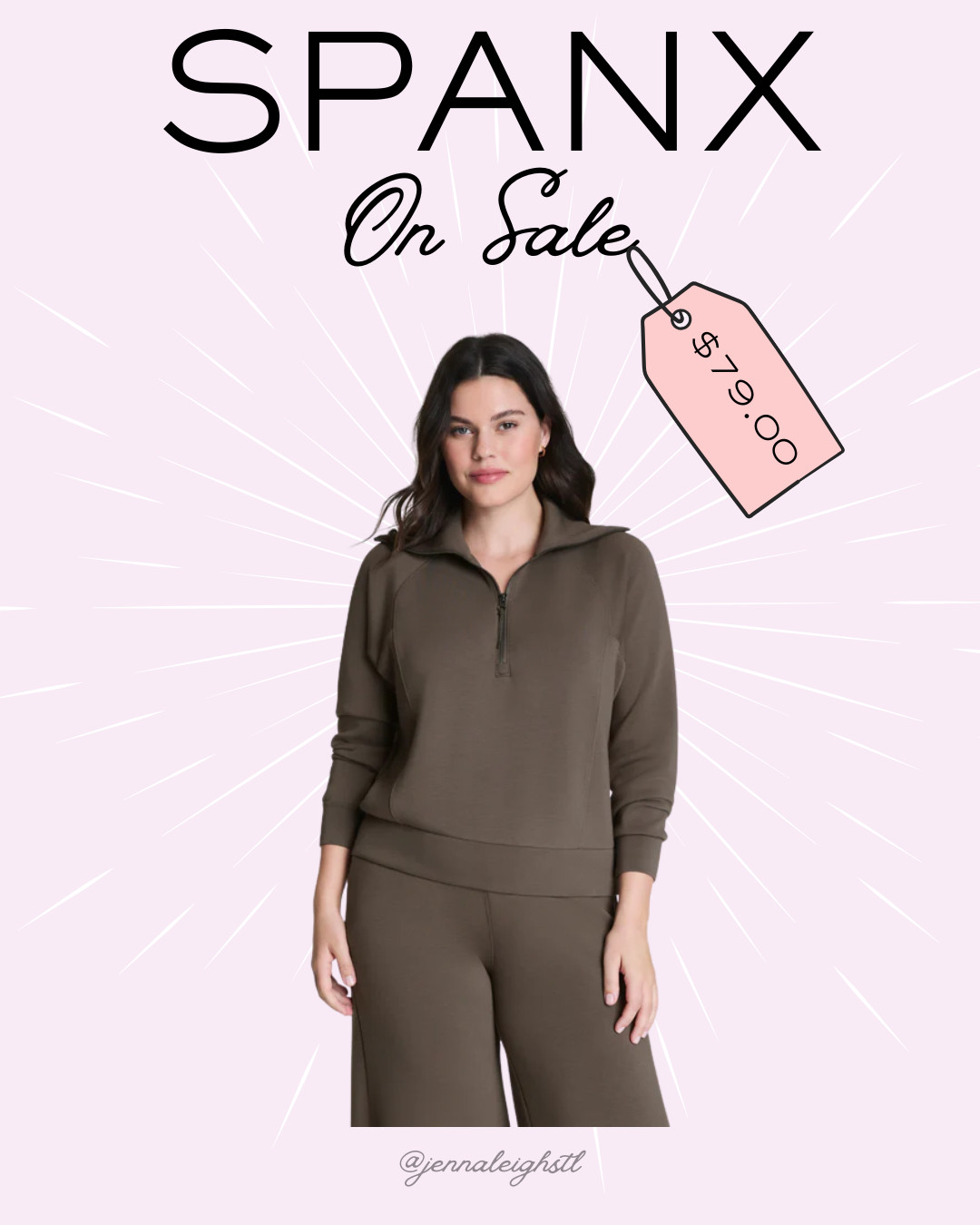 The SPANX AirEssentials® Half Zip is on sale for $79. It comes in lots of color options, making it a great everyday athleisure staple. 

 #LTKSaleAlert #LTKMidsize #LTKFindsUnder100