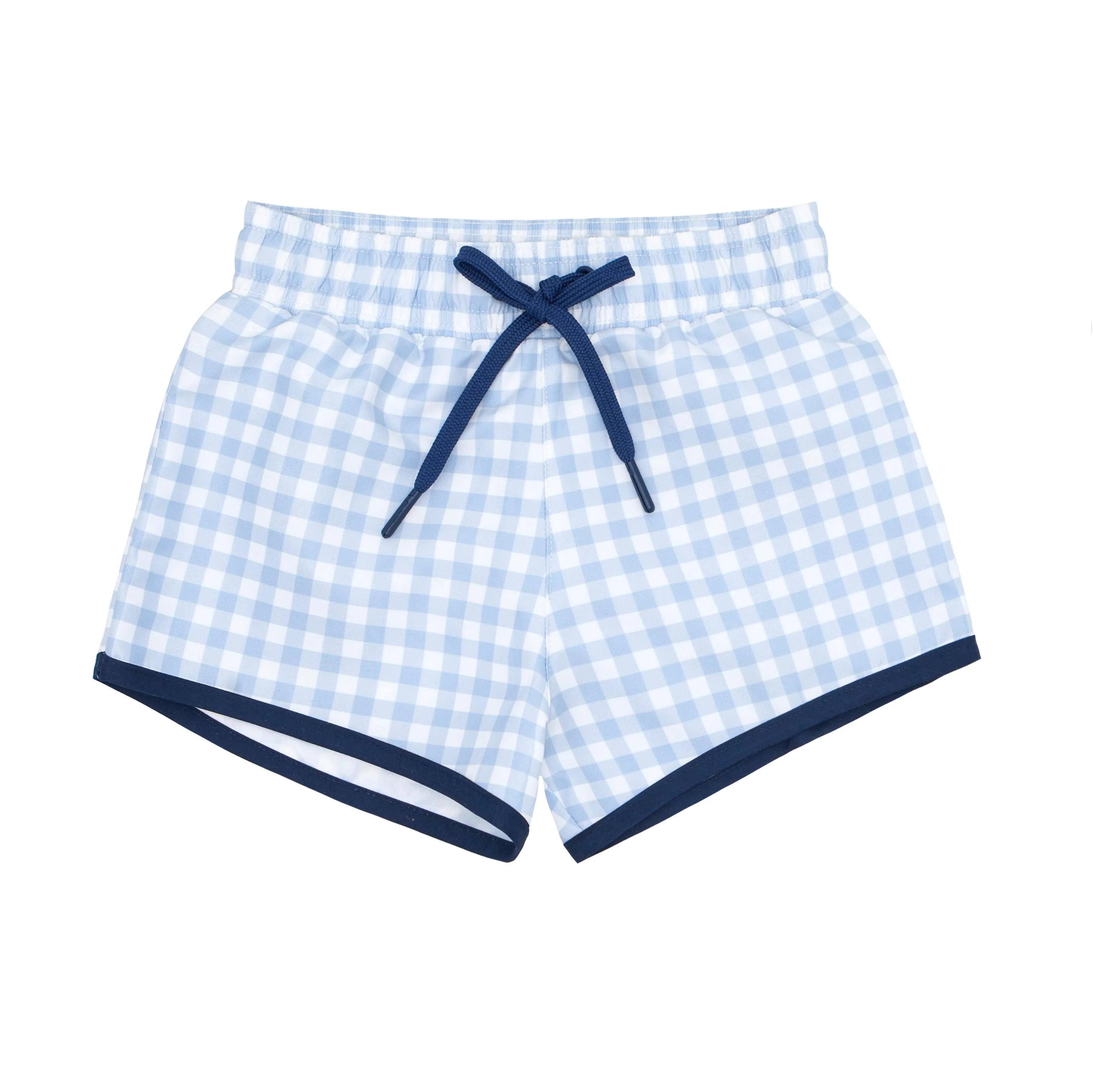 boys oasis blue gingham boardie | Minnow