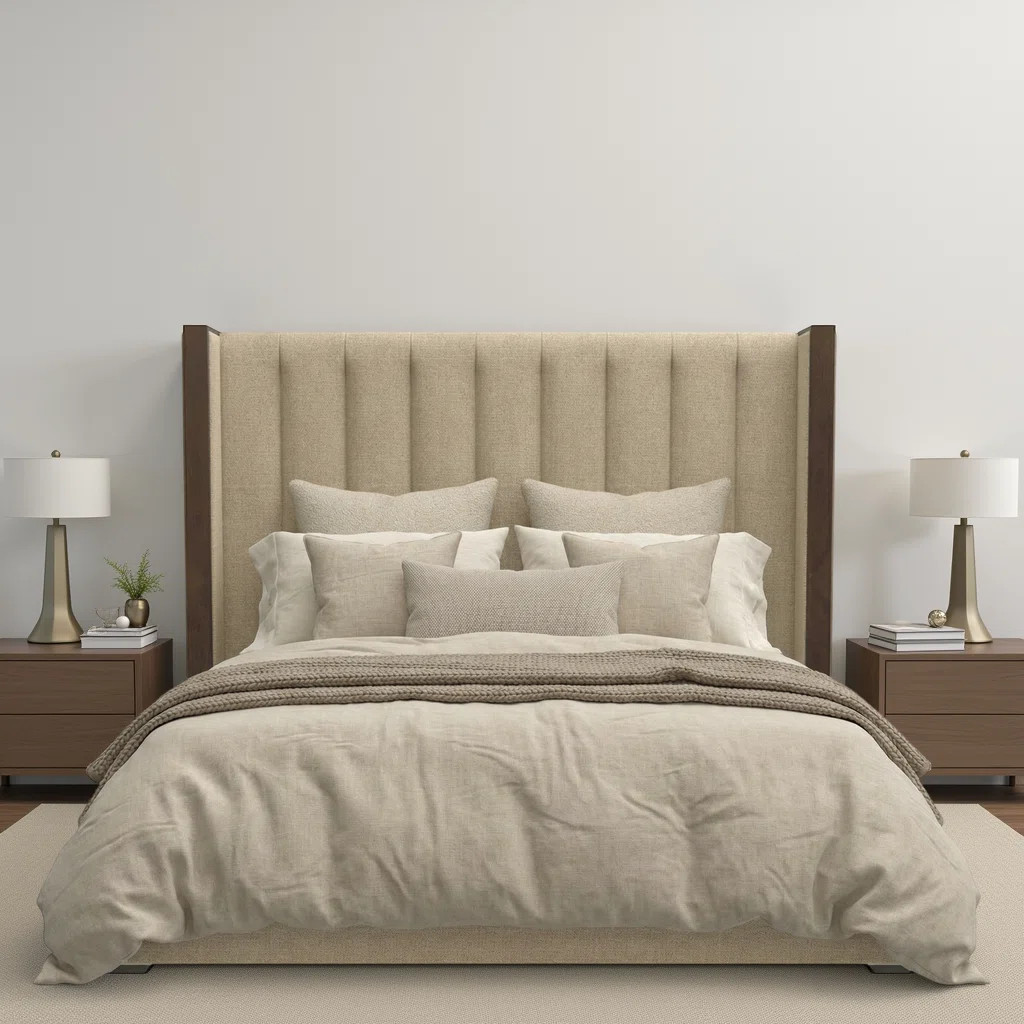 Dipson Upholstered Wingback Bed | Wayfair North America