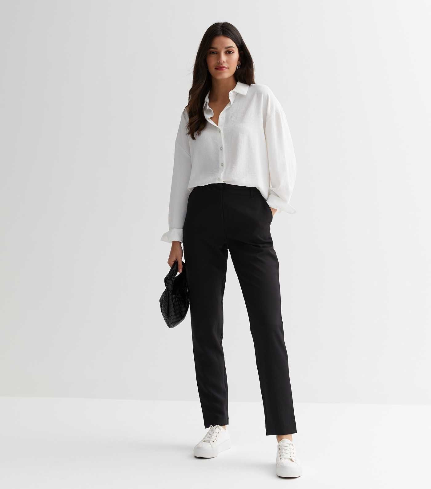 Black Slim Leg Trousers
						
						Add to Saved Items
						Remove from Saved Items | New Look (UK)